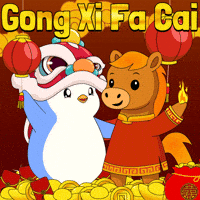 Chinese New Year Penguin GIF by Pudgy Penguins