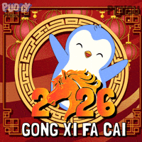 Chinese New Year Penguin GIF by Pudgy Penguins