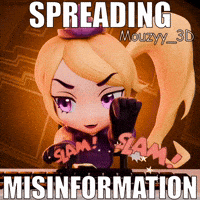 Typing Misinformation GIF