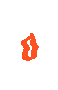 Omsom flame match omsom Sticker