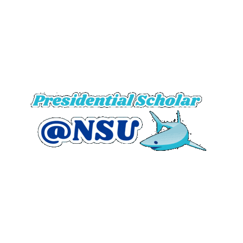 Sharks Nsu Sticker by Nova Southeastern University