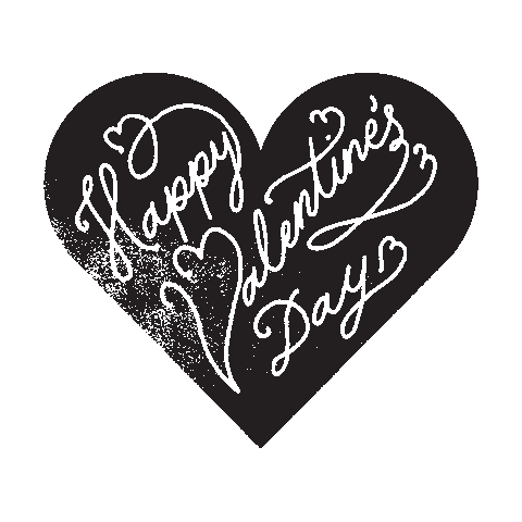 Black Cat Love Sticker