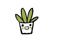Grow Plant Pot Sticker by Abitan