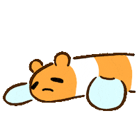 Tired Sticker