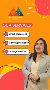 Hiring Human Resources GIF by M and J Solutions Provider Inc.