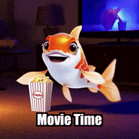 Movie Time Popcorn GIF by TheConfishius