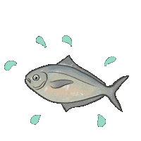 Fish Hawaii Sticker by Design Jord