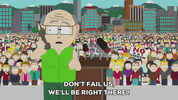 crowd mr. herbert garrison GIF by South Park 