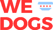 tshirtdeli dogs chicago bucktown andersonville Sticker