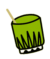 moneypennynewcastle apple cocktail apple juice moneypenny Sticker