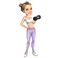 Fitness Workout Sticker by The Bear Ch