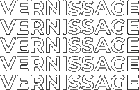 Vernissage Sticker by MeetFrida