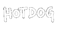 Dog Hotdog Sticker by Evitas
