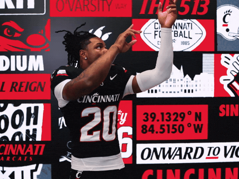 Football GIF by Cincinnati Bearcats