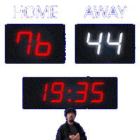 44 Away Sticker