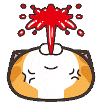 Cat Vomiting Sticker by MochiDad