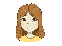 SenkiGirl girl sad angry emoji Sticker