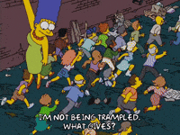 Hanging Episode 19 GIF by The Simpsons