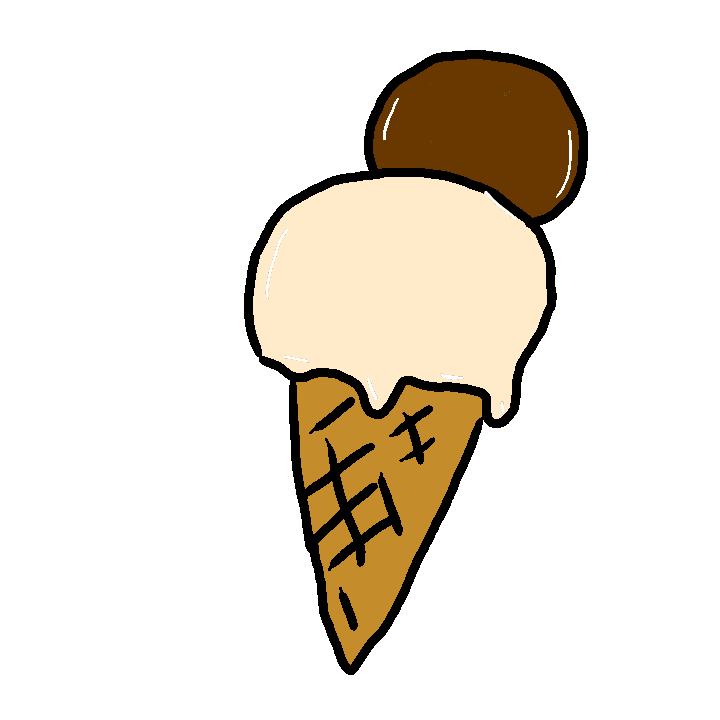 Ice Cream Eating Sticker by Gunmaunofficial