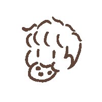 Hungry Illustration Sticker