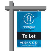 northgateestateagents darlington to let northgate northgate estate agents Sticker