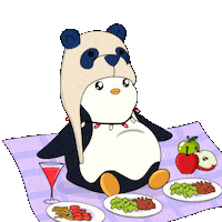 Relaxing Inner Peace Sticker by Pudgy Penguins