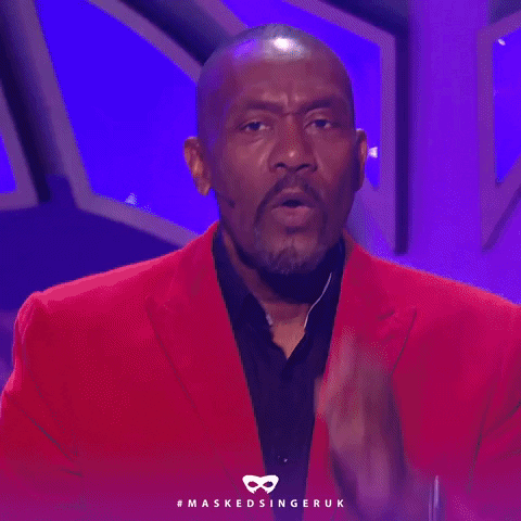 Happy Lenny Henry GIF by The Masked Singer UK & The Masked Dancer UK