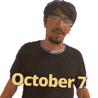 October 7Th Sticker
