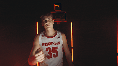 College Basketball Markus GIF by Wisconsin Badgers