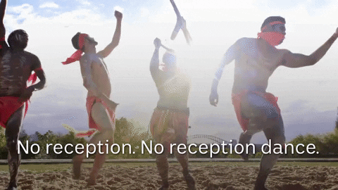 black comedy reception GIF by ABC Indigenous