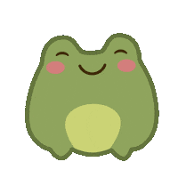 Happy Frog Sticker