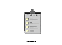 Work Task Sticker by Curious Piyuesh