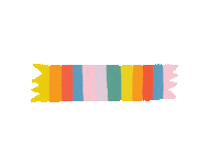 danuguay colorful tape washi tape danuguay Sticker