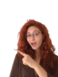 Apontando Sticker by Brecho Vegano