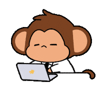 Tired 9 To 5 Sticker by Chimpers