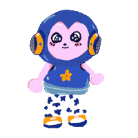 Happy Fun Sticker by Paola Hibiki