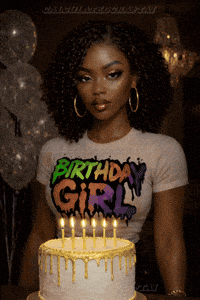 Happy Birthday Black Girl Magic GIF