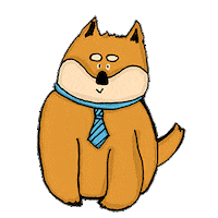 shiba inu animation Sticker by Florens Debora