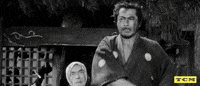 Akira Kurosawa Samurai GIF by Turner Classic Movies