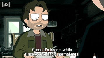 Hungry Rick And Morty GIF by Adult Swim