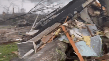 Tornado-Warned Storms Destroy Homes in Centreville, Alabama