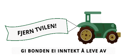 Bondelaget giphyupload traktor norges bondelag bondelaget Sticker