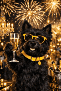 New Year Celebration GIF by Terry Toto
