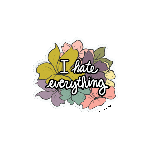TheArtistryStudio i hate everything ihateeverything theartistrystudio the artistry studio Sticker