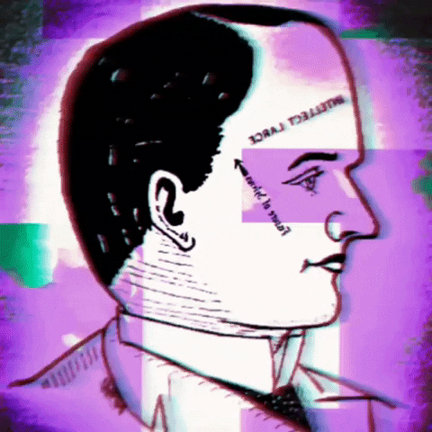 michaelpaulukonis face purple pulse digital collage GIF
