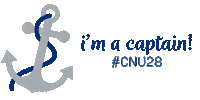 Anchor Sticker by Christopher Newport University