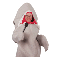 Enough Said Mic Drop Sticker by Shark Week