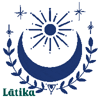 Blue Moon Sticker by Latika Skincare