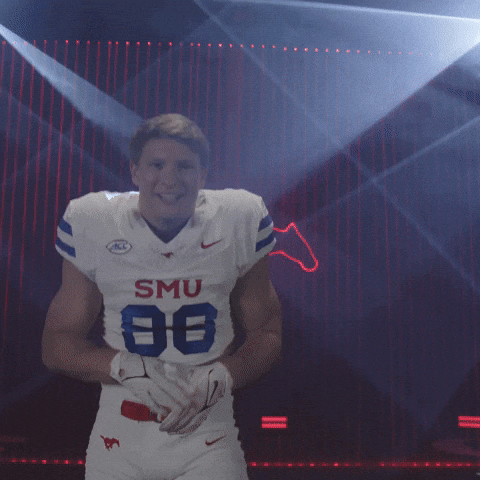 College Football Celebration GIF by SMU Football