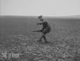 NationalWWIMuseum black and white military footage historic GIF